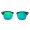 Ray Ban Rb3016 Clubmaster Sunglasses Black/Blue Iridium