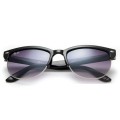 Ray Ban Rb3016 Clubmaster Sunglasses Black/Light Purple