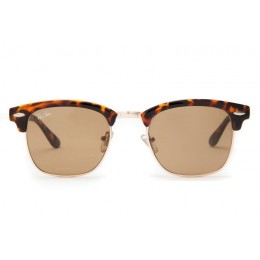 Ray Ban Rb3016 Clubmaster Sunglasses Tortoise/Light Brown