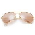 Ray Ban Rb3025 Aviator Sunglasses Gold/Light Pink