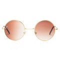 Ray Ban Rb3088 Round Sunglasses Metal Gold/Light Ruby