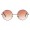 Ray Ban Rb3089 Round Sunglasses Black/Light Ruby Gradient