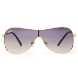 Ray Ban Rb3466 Highstreet Sunglasses Gold/Light Purple Gradient