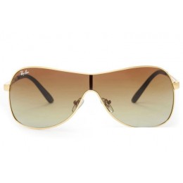 Ray Ban Rb3466 Highstreet Sunglasses Gold/Light Brown Gradient