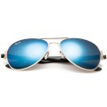 Ray Ban Rb3806 Aviator Sunglasses Gold/Light Blue