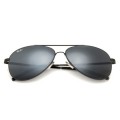 Ray Ban Rb3811 Aviator Sunglasses Black/Dark Gray