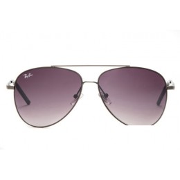 Ray Ban Rb3811 Aviator Sunglasses Gray/Light Purple