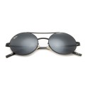 Ray Ban Rb3813 Round Sunglasses Metal Black/Dark Gray