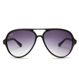 Ray Ban Rb4125 Cats 5000 Sunglasses Black/Clear Purple Gradient