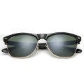 Ray Ban Rb4175 Clubmaster Oversized Sunglasses Black/Light Green