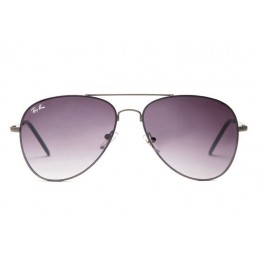 Ray Ban Rb8212 Aviator Sunglasses Gray/Crystal Purple Gradient