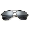 Ray Ban Rb8812 Aviator Sunglasses Black/Crystal Gray
