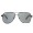 Ray Ban Rb8812 Aviator Sunglasses Black/Crystal Gray