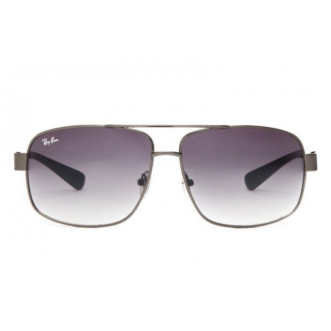 Ray Ban Rb8813 Aviator Sunglasses Gray/Crystal Purple Gradient