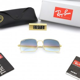 Ray Ban Rb1971 Sunglasses Gradient Light Blue/Gold