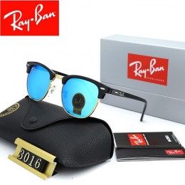 Ray Ban Rb3016 Sunglasses Blue/Gold With Black