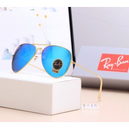 Ray Ban Rb3026 Sunglasses Mirror Ice Blue/Gold
