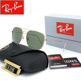 Ray Ban Rb3136 Sunglasses Green/Gold