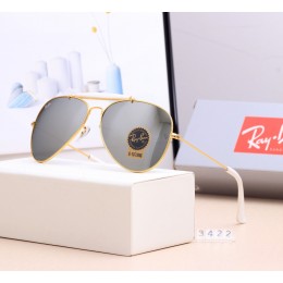 Ray Ban Rb3422 Sunglasses Gray/Gold With White