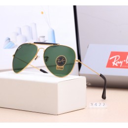 Ray Ban Rb3422 Sunglasses Green/Gold With Black