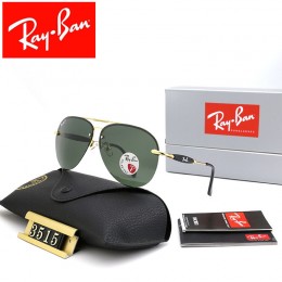 Ray Ban Rb3515 Sunglasses Green/Gold With Black