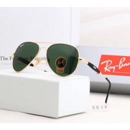 Ray Ban Rb3517 Sunglasses Green/Gold With Black