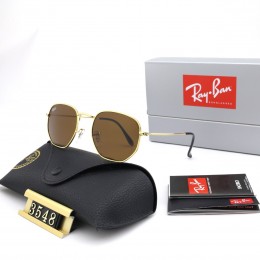 Ray Ban Rb3548 Sunglasses Brown/Gold With Black
