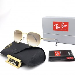 Ray Ban Rb3548 Sunglasses Light Brown/Gold With Black