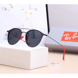 Ray Ban Rb3607 Sunglasses Black/Black With Red
