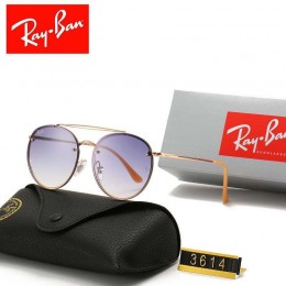 Ray Ban Rb3614 Sunglasses Purple/Gold With Yellow