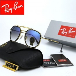 Ray Ban Rb3648 Sunglasses Gradient Blue/Gold With Black