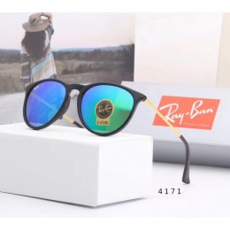 Ray Ban Rb4171 Sunglasses Gradient Blue/Gold With Black