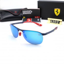 Ray Ban Rb4302 Sunglasses Blue/Black With Red