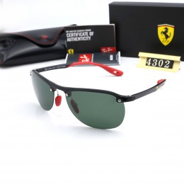 Ray Ban Rb4302 Sunglasses Green/Black With Red