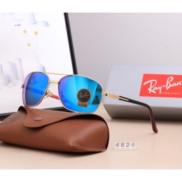 Ray Ban Rb4824 Aviator Sunglasses Blue/Gold With Black