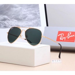 Ray Ban Rb8125 Sunglasses Green/Gold With Black